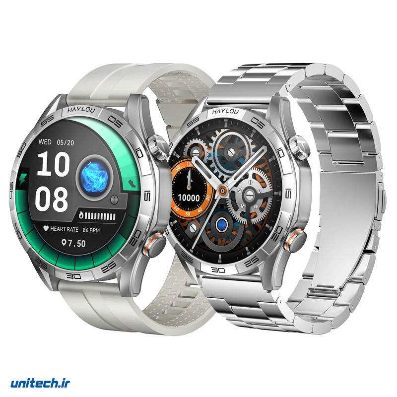 ساعت هوشمند 40 میلی‌متری هایلو مدل Solar 5 با بند سیلیکونی 6